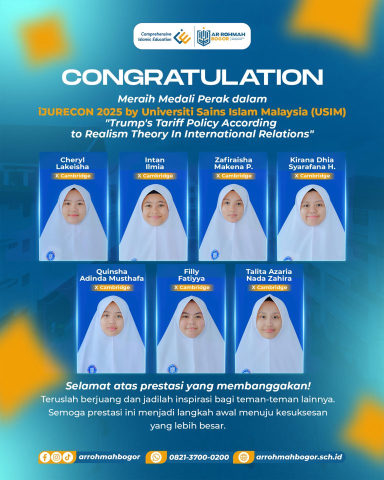 Empat Medali Perak Diboyong Ar Rohmah Bogor IIBS dalam Ajang iJURECON Malaysia 2025